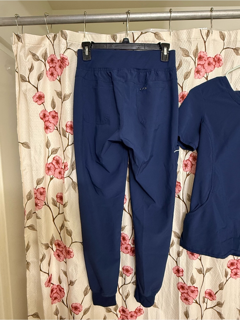 Cherokee Infinity Women's Navy Blue Small Scrub Sets (2) - Picture 4 of 9